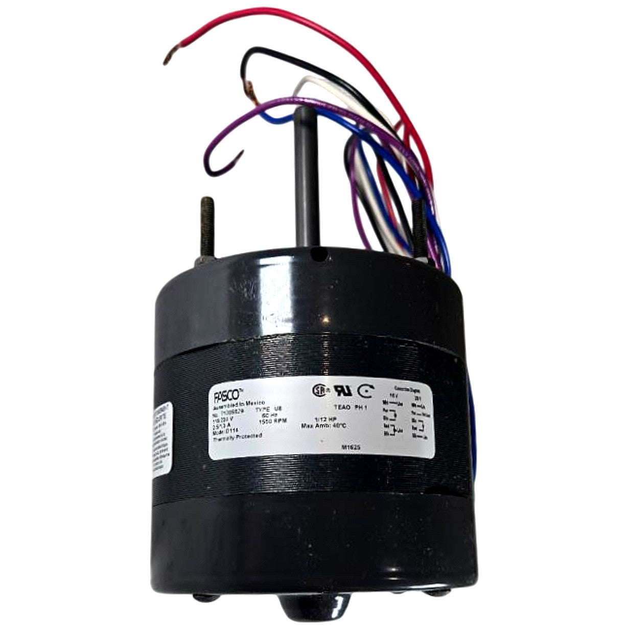 Fasco D114 S88-837 shaded pole fan motor