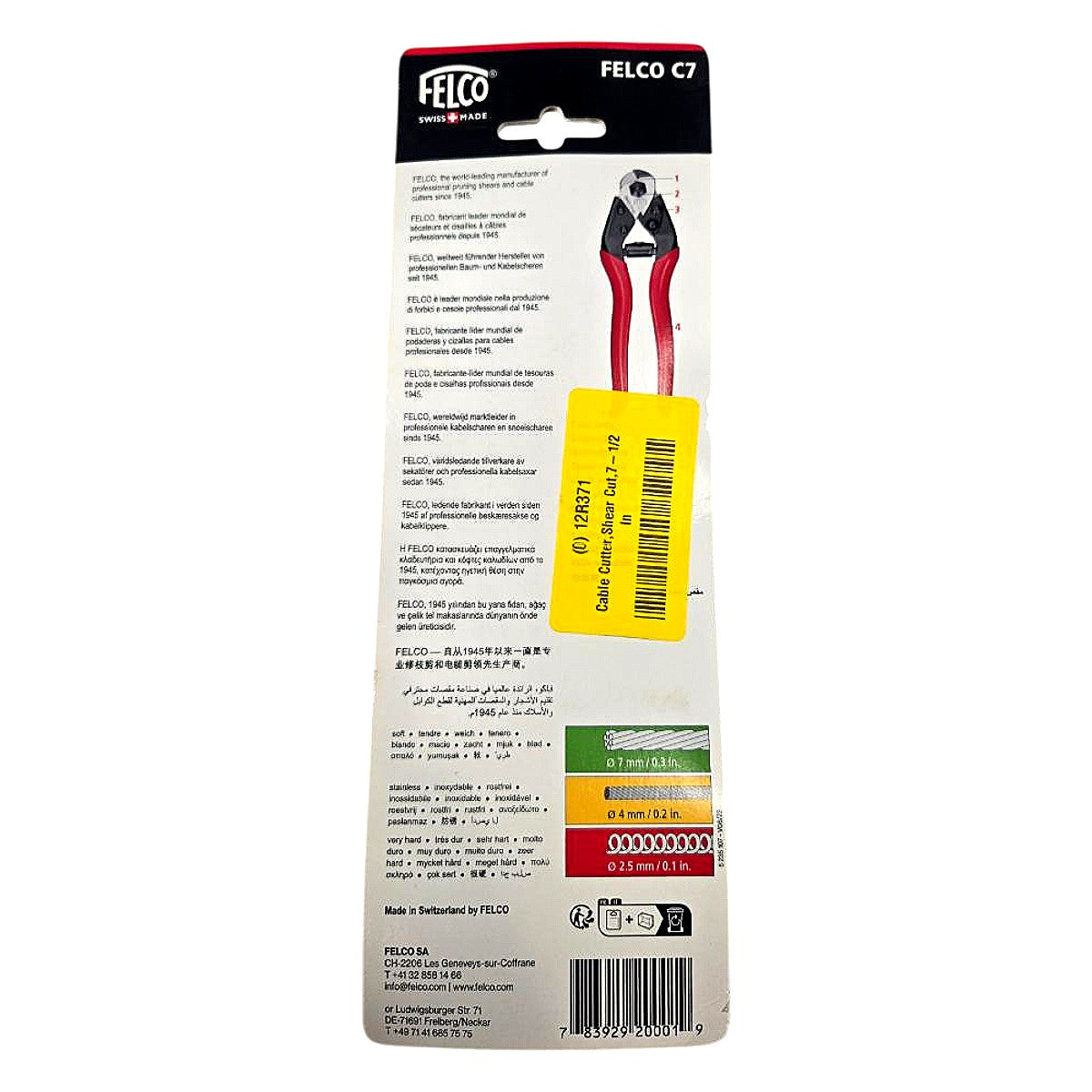 Felco C7 wire rope cable cutter