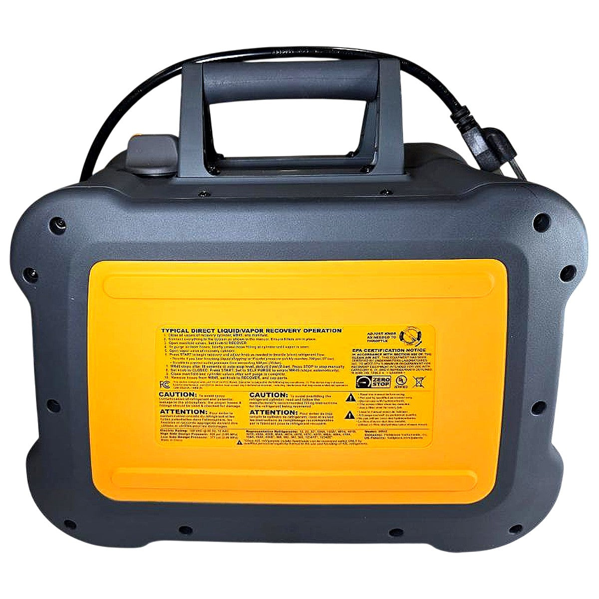 Fieldpiece MR45 refrigerant recovery machine