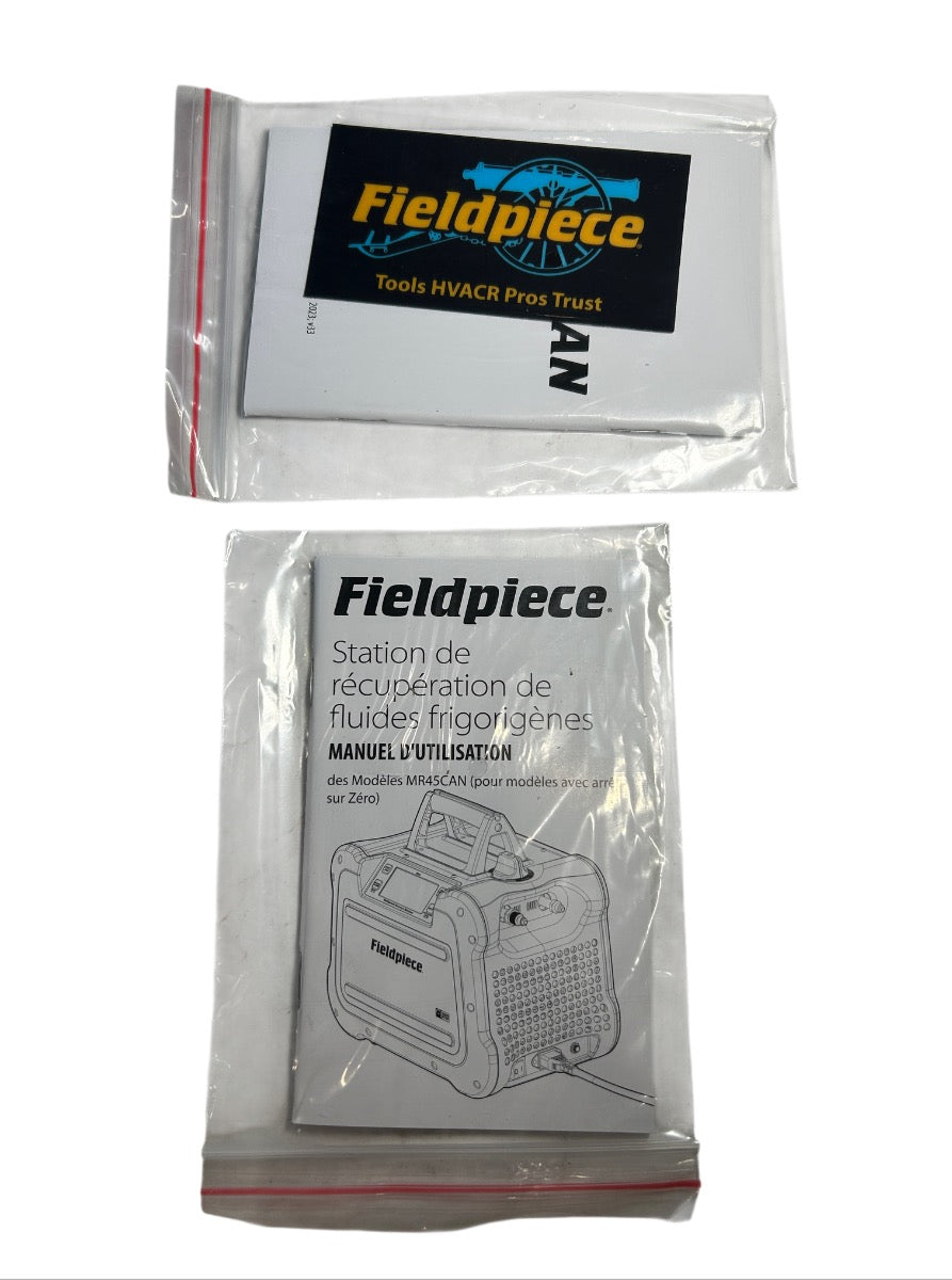Fieldpiece MR45CAN Refrigerant Recovery Machine