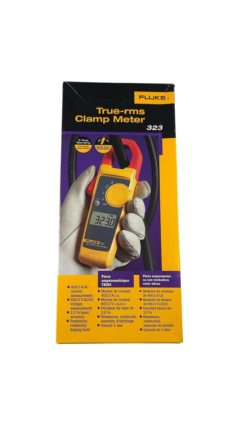 Fluke 323 true-rms clamp meter