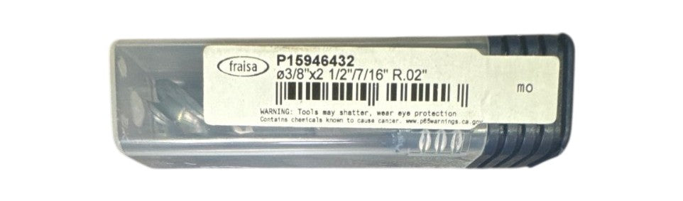 Fraisa P15946432 carbide corner radius end mill
