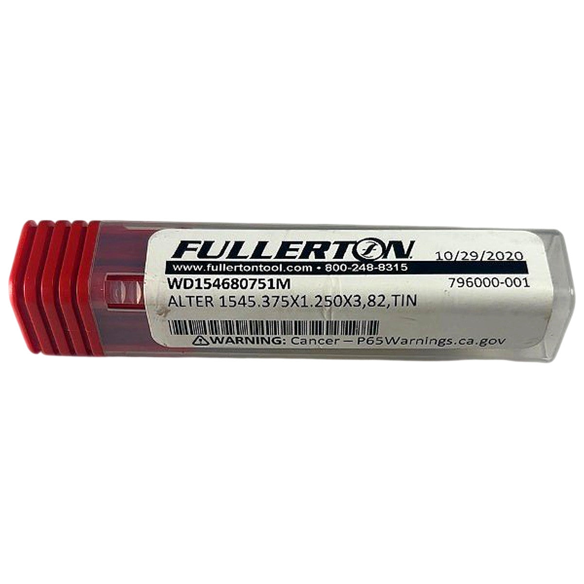 Fullerton WD154680751M carbide spot drill