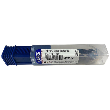 Garr 42247 1/2 x 4 carbide square end mill