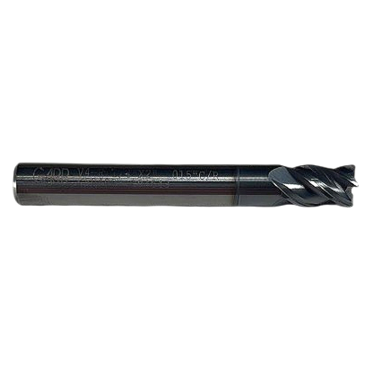 Garr 50490 V4-R 1/4x2 4FL carbide corner radius end mill