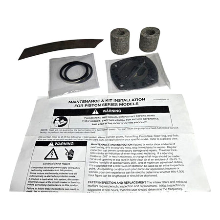 Gast K264 Piston Pump Repair Kit