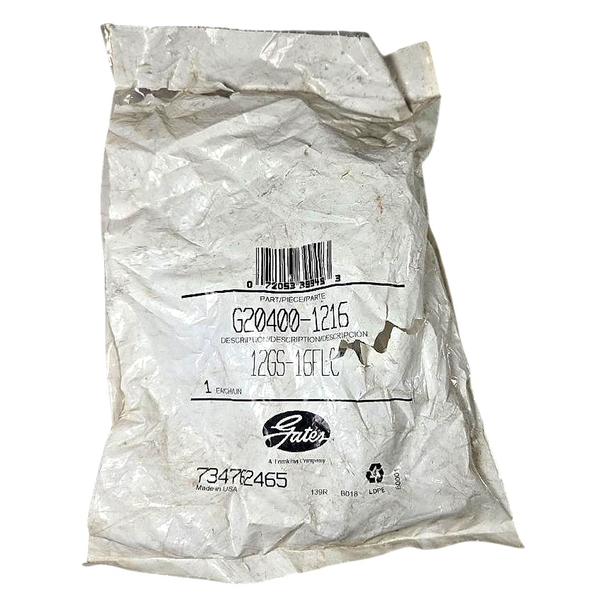 Gates G20400-1216 Hydraulic Hose Fitting