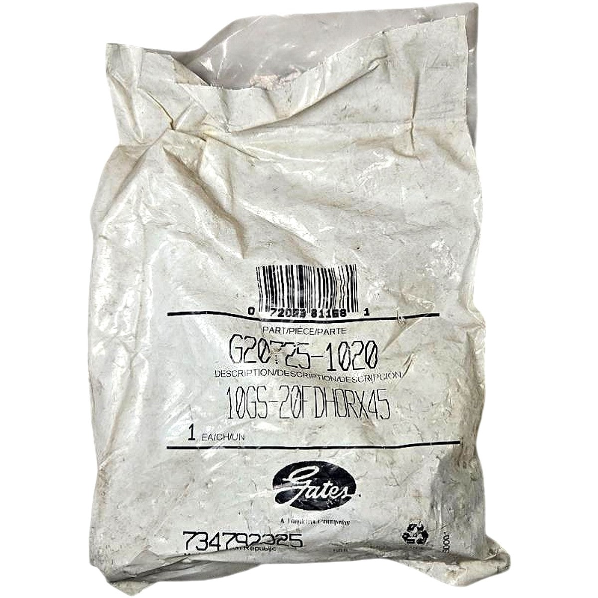 Gates G20725-1020 Hydraulic Hose Fitting
