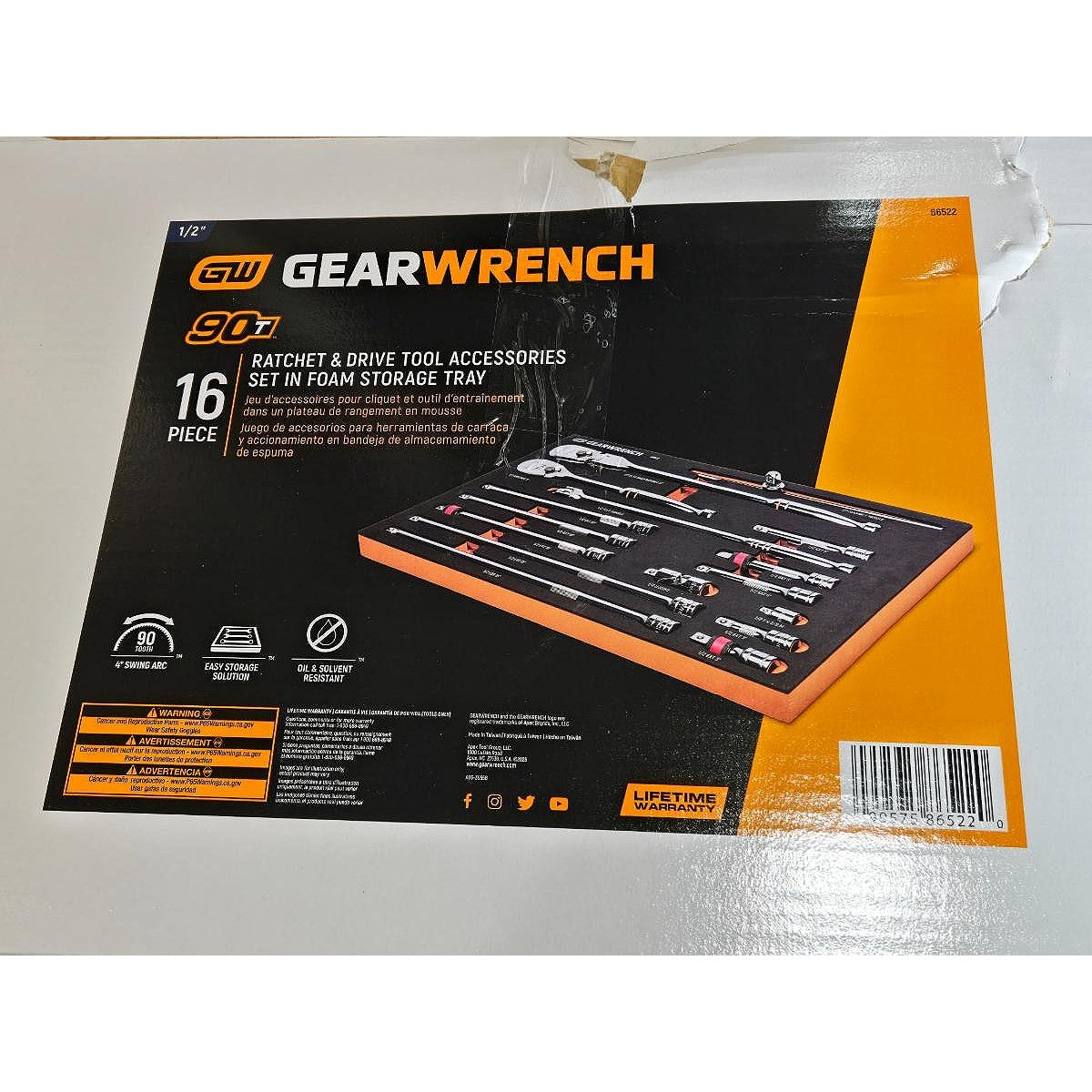 Gearwrench 86522 Ratchet & Drive Accessory Set