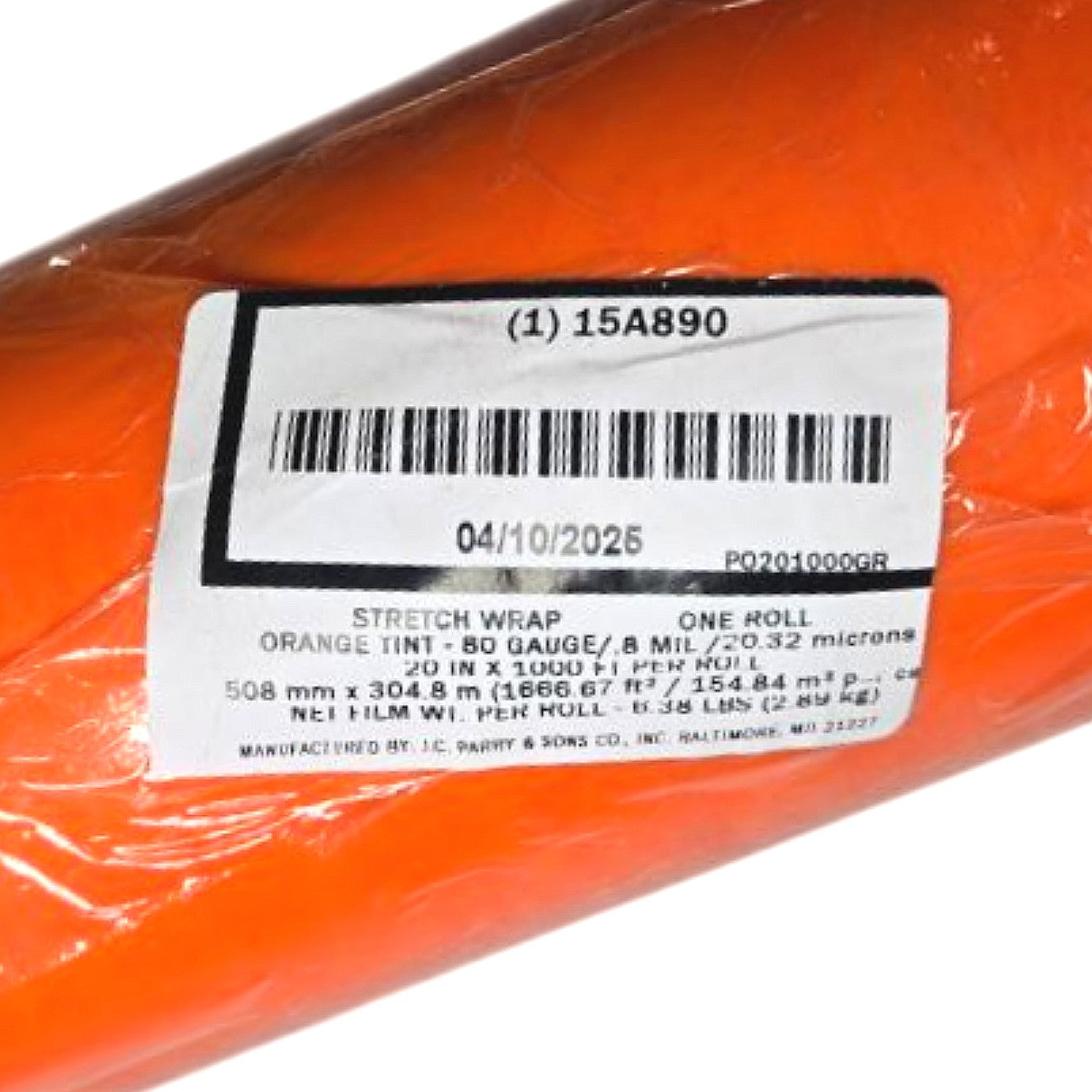 Goodwrappers 15A890 stretch wrap film roll