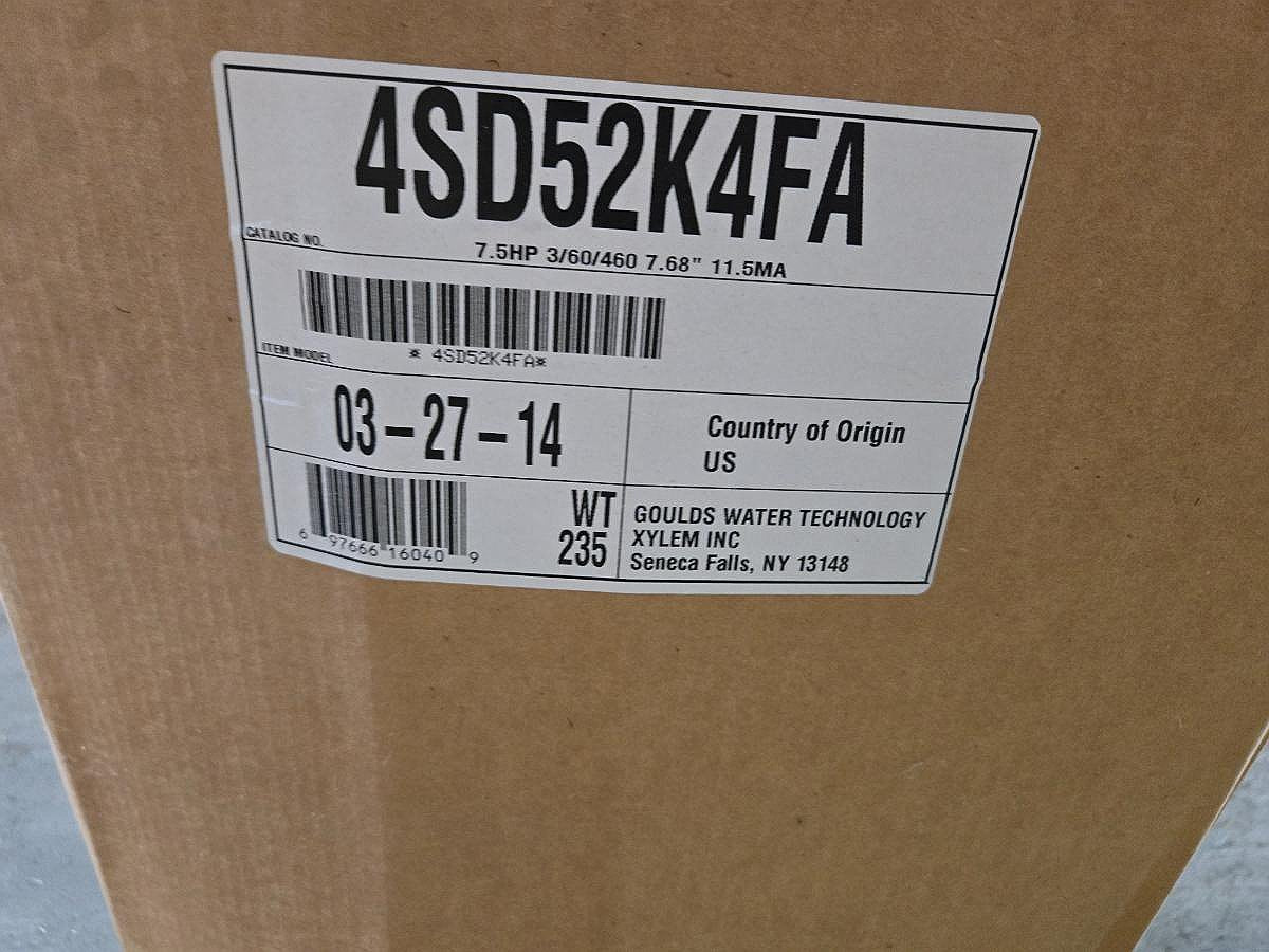 Goulds 4SD52K4FA Submersible Sewage Pump