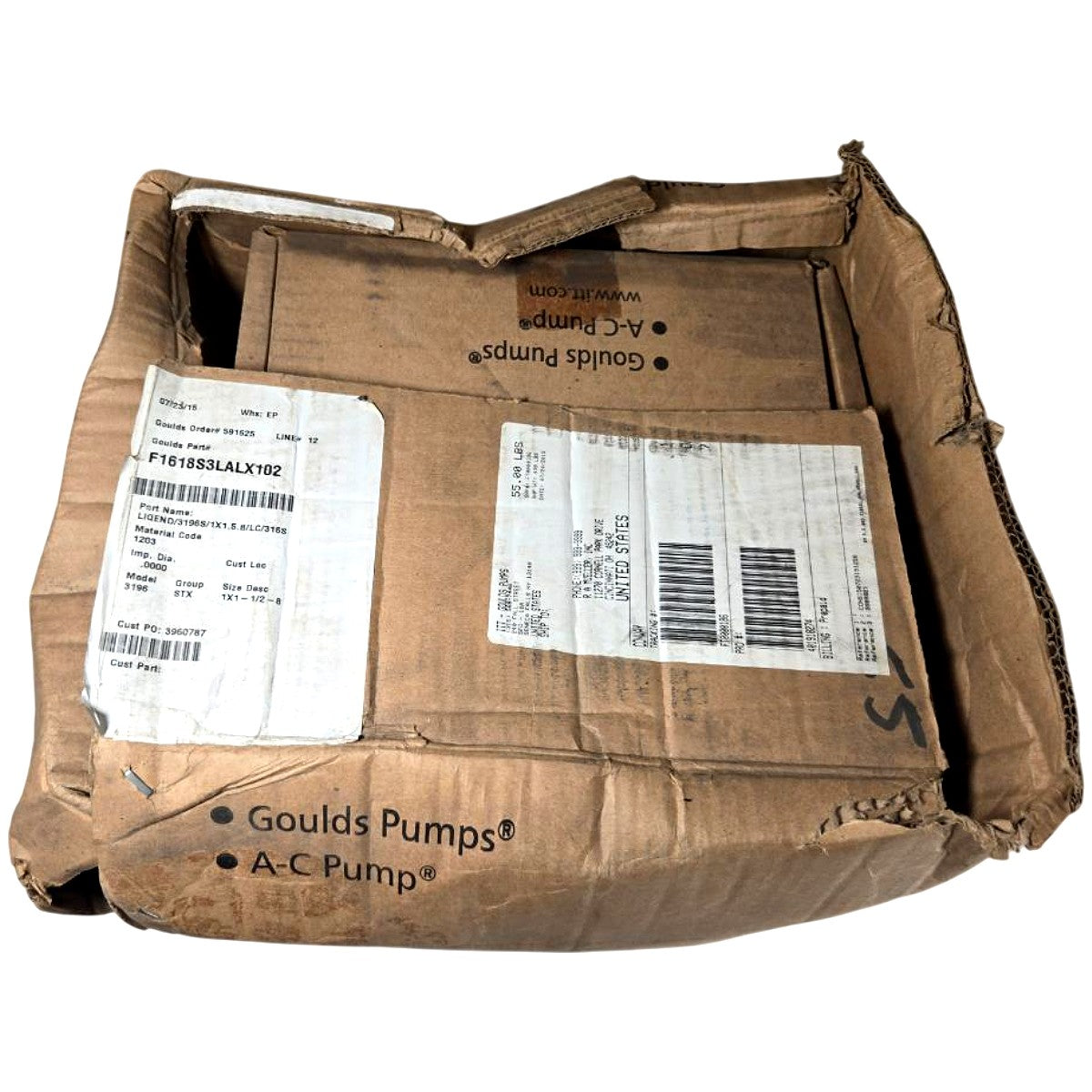 Goulds F1618S3LALX102 centrifugal pump liquid end