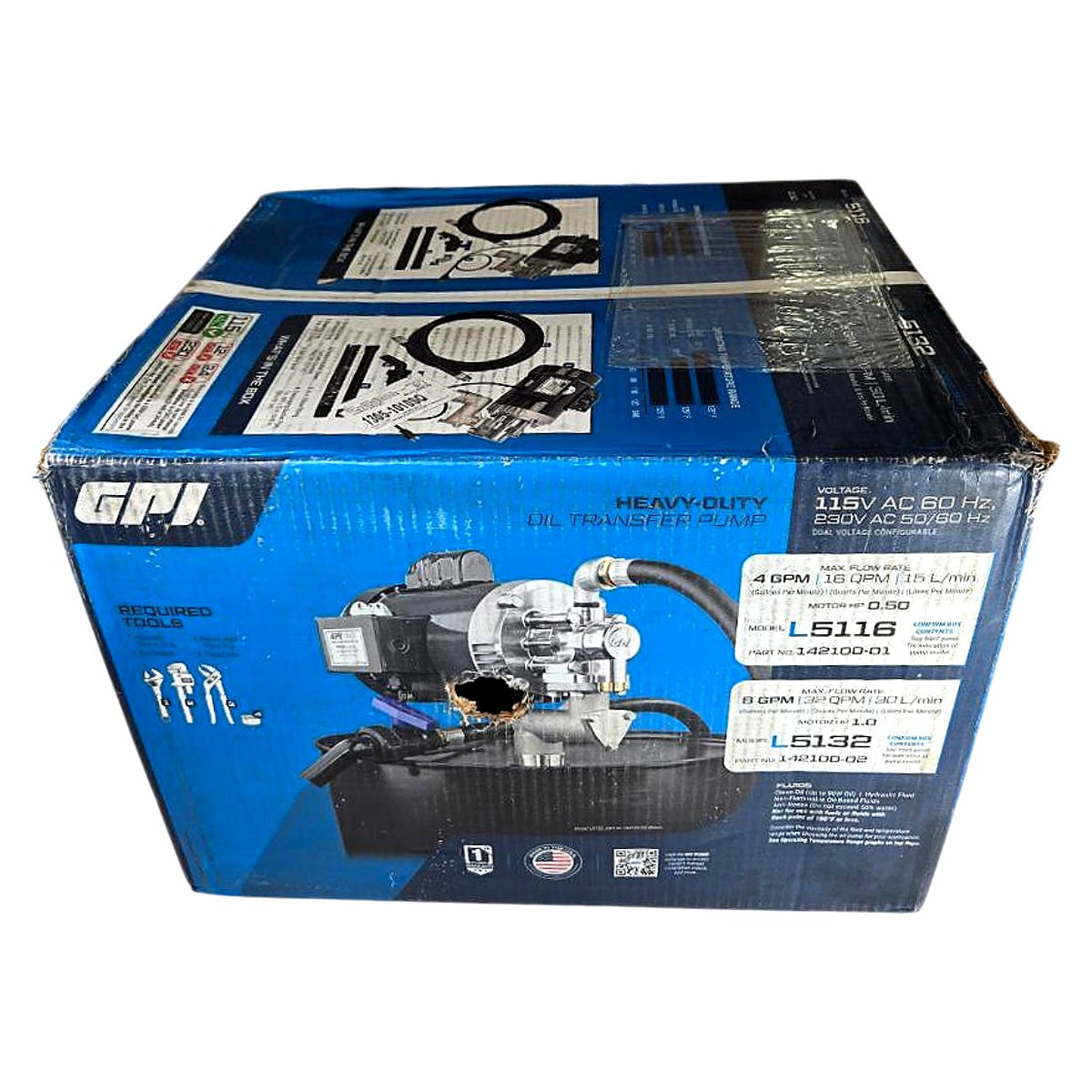 GPI L5132 Electric oil transfer pump
