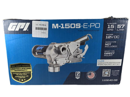 GPI M150S-E-PO DC fuel transfer pump
