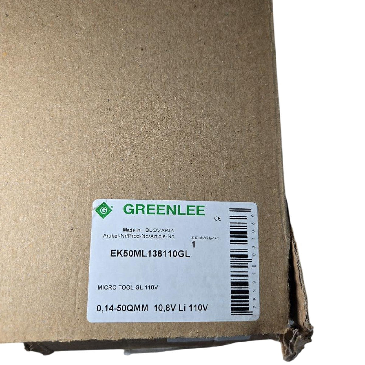Greenlee EK50ML13811 cordless crimping tool