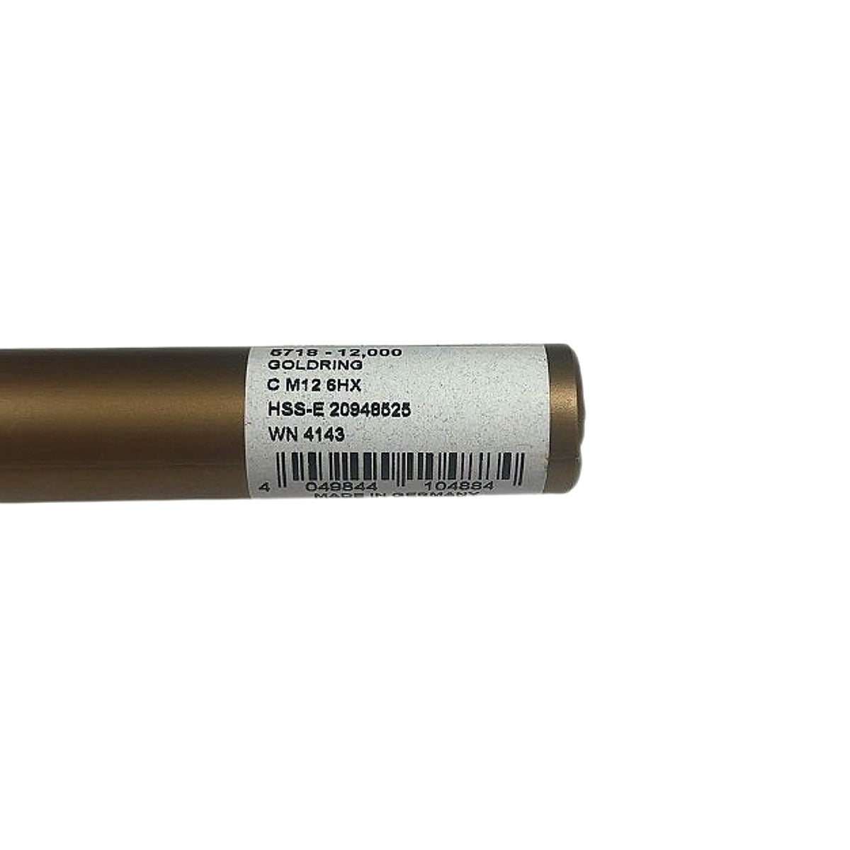 Guhring 5718-12.000 M12x1.75 6HX HSS-E spiral flute machine tap