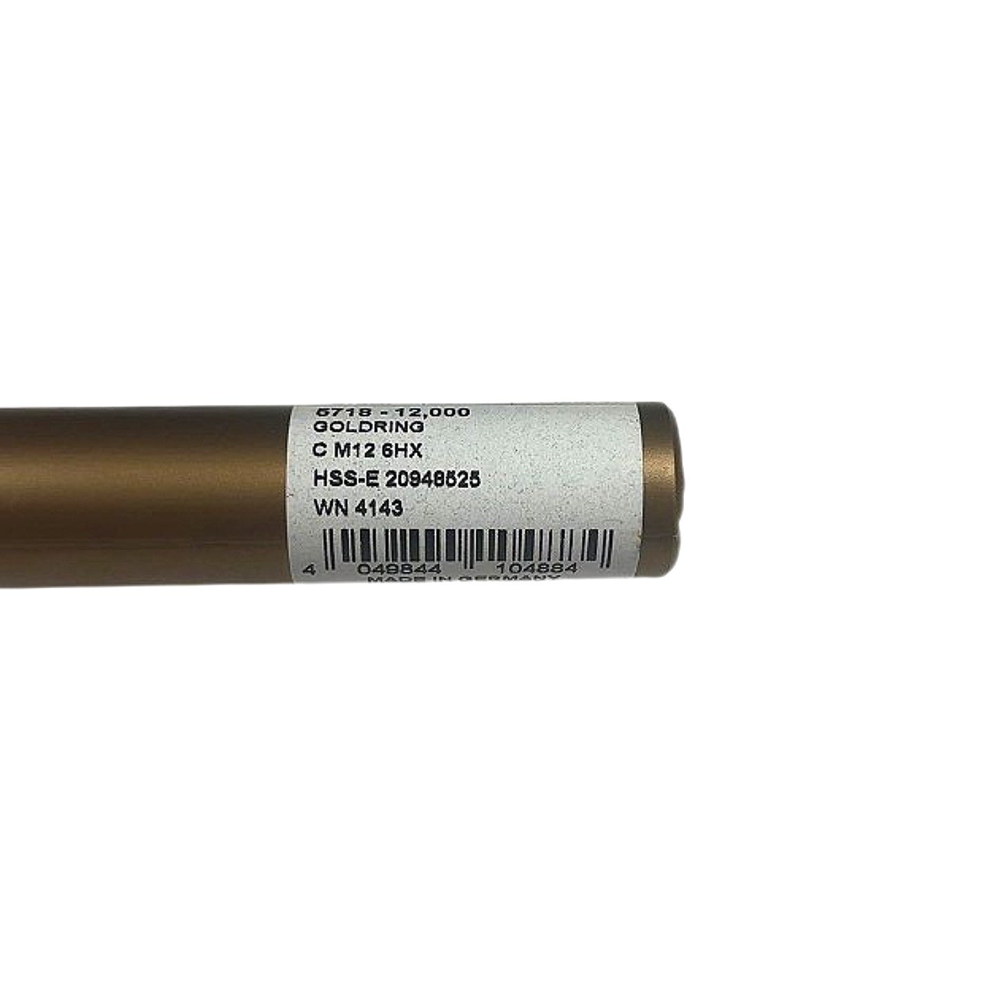 Guhring 5718-12.000 M12x1.75 6HX HSS-E spiral flute machine tap