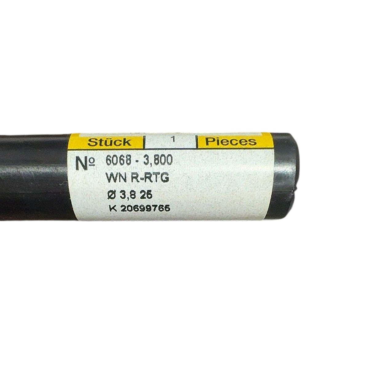Guhring 6068-3.800 3.8mm WN R-RTG carbide tipped twist drill