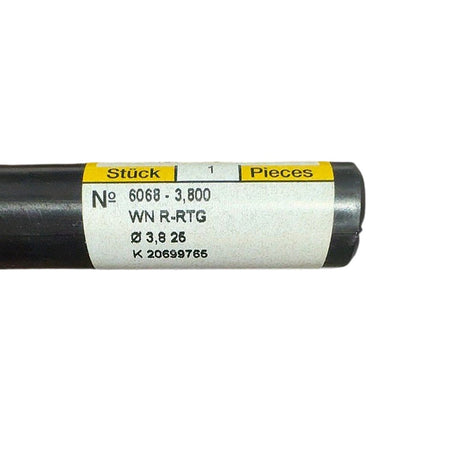 Guhring 6068-3.800 3.8mm WN R-RTG carbide tipped twist drill