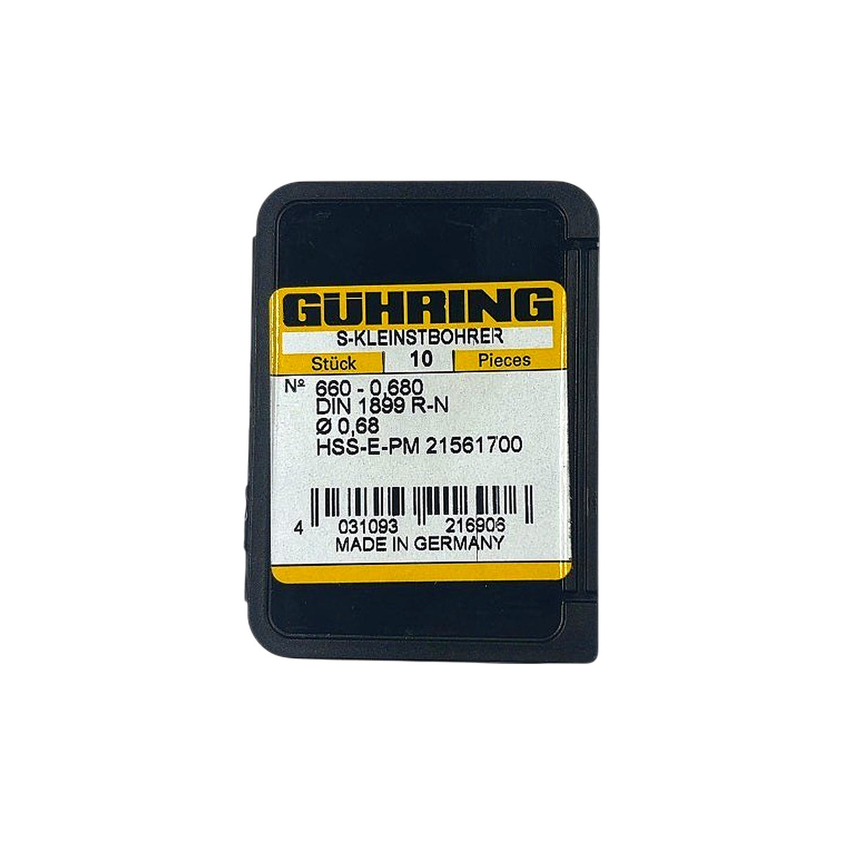 Guhring 660-0.680 HSS-E-PM micro drill bit