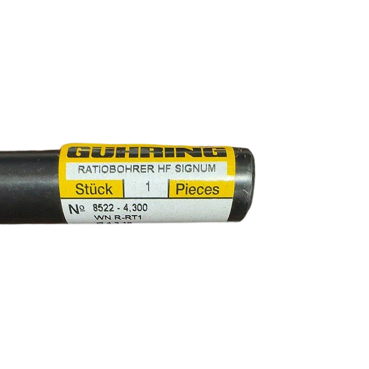 Guhring 8522-4.300 4.3mm Ratiobohrer HF carbide twist drill