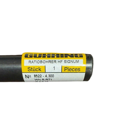 Guhring 8522-4.300 4.3mm Ratiobohrer HF carbide twist drill