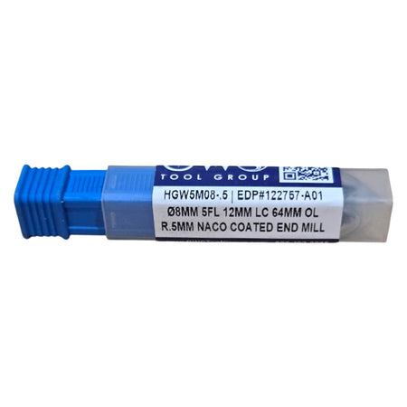 GWO 122757-A01 carbide corner radius end mill