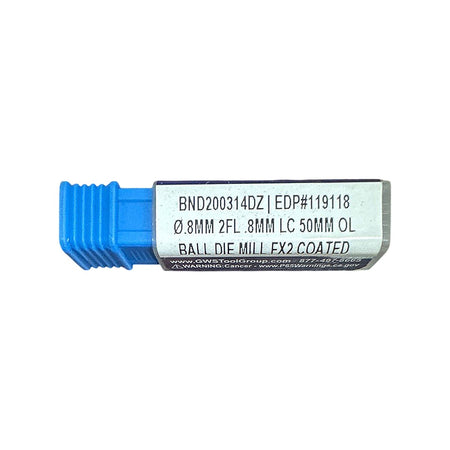 GWS BND200314DZ Carbide Ball End Mill