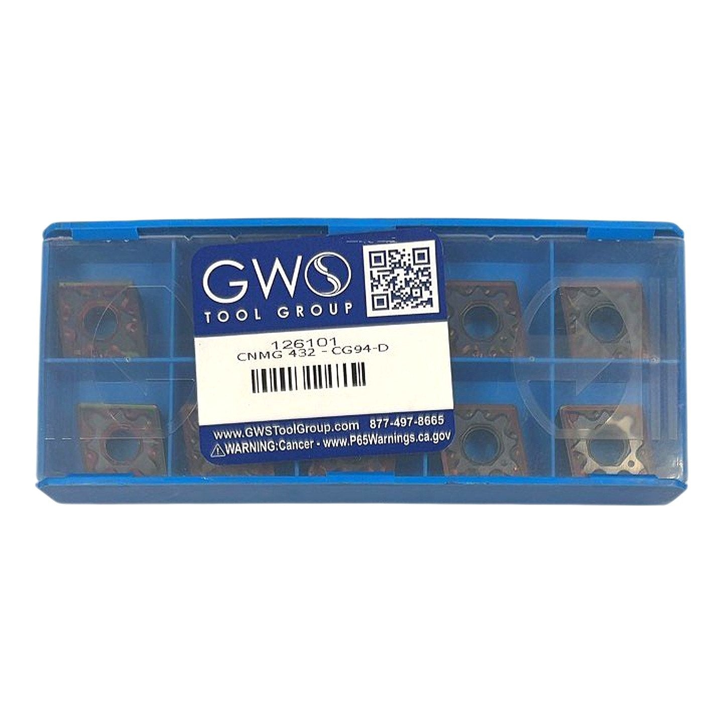 GWS Tool Group CNMG 432-CG94-D / 126101 carbide turning insert