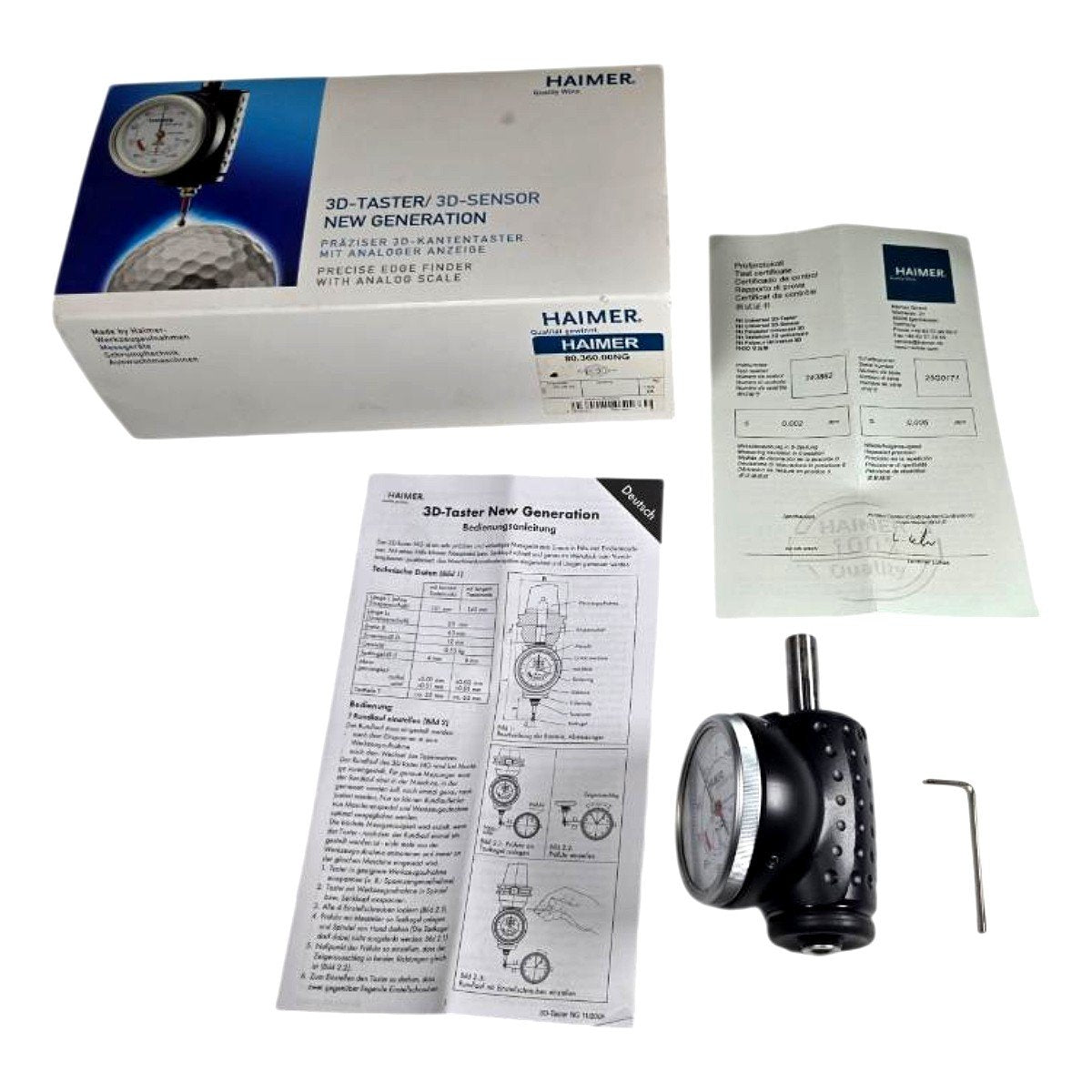 Haimer 80.360.00NG 3D Edge Finder Sensor