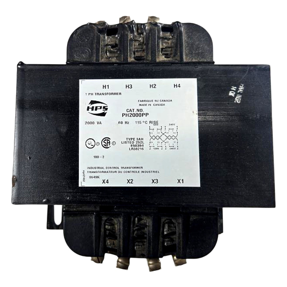 Hammond Power Solutions PH2000PP Industrial Control Transformer