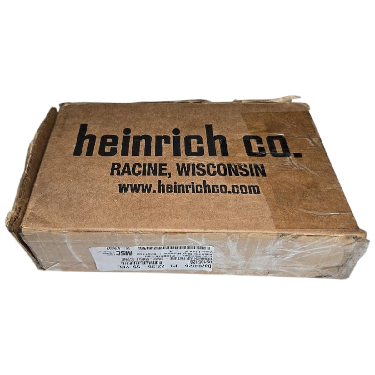 Heinrich 34-12CI pneumatic air fixture valve