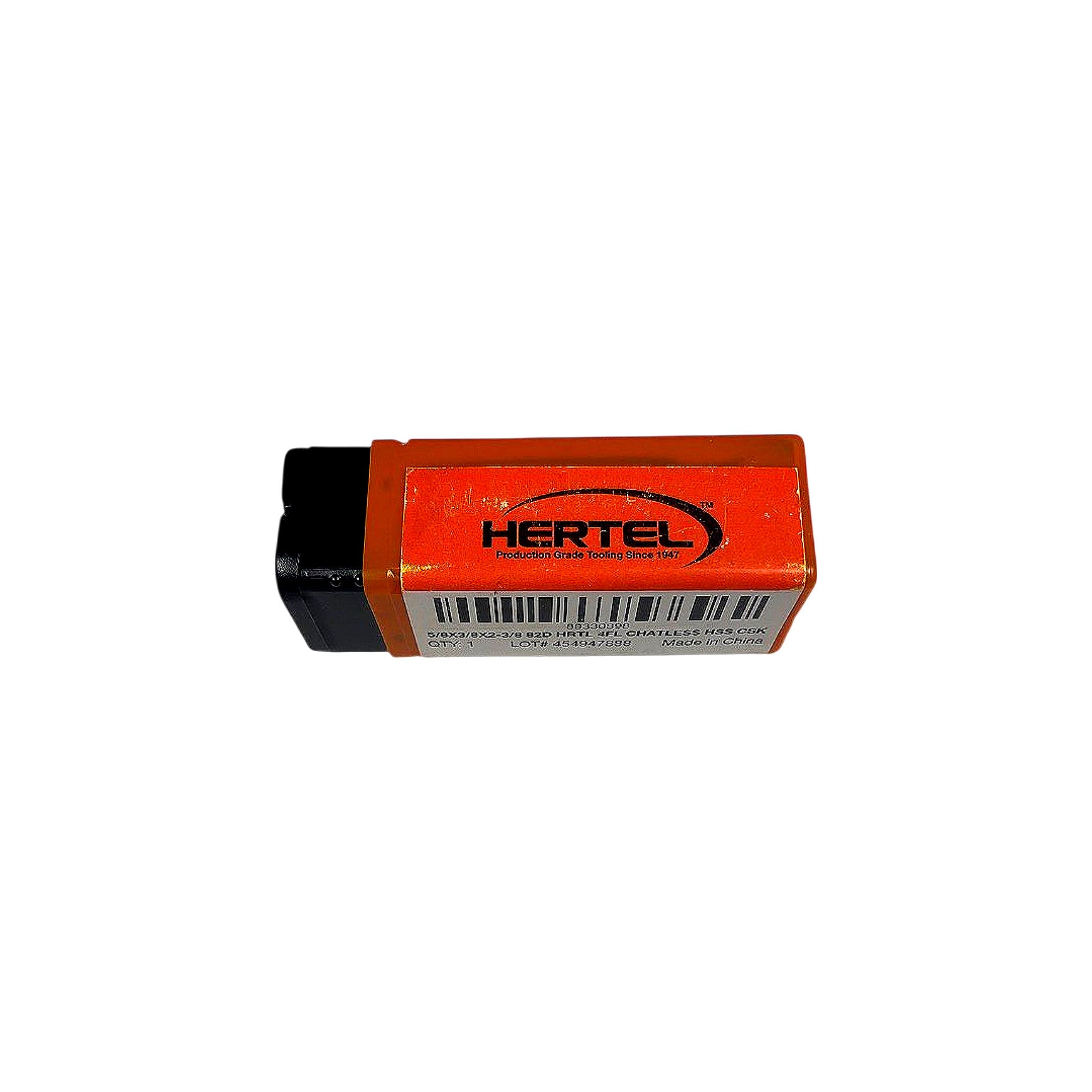 Hertel 5/8x3/8x2-3/8 82° 4-Flute Chatless HSS countersink