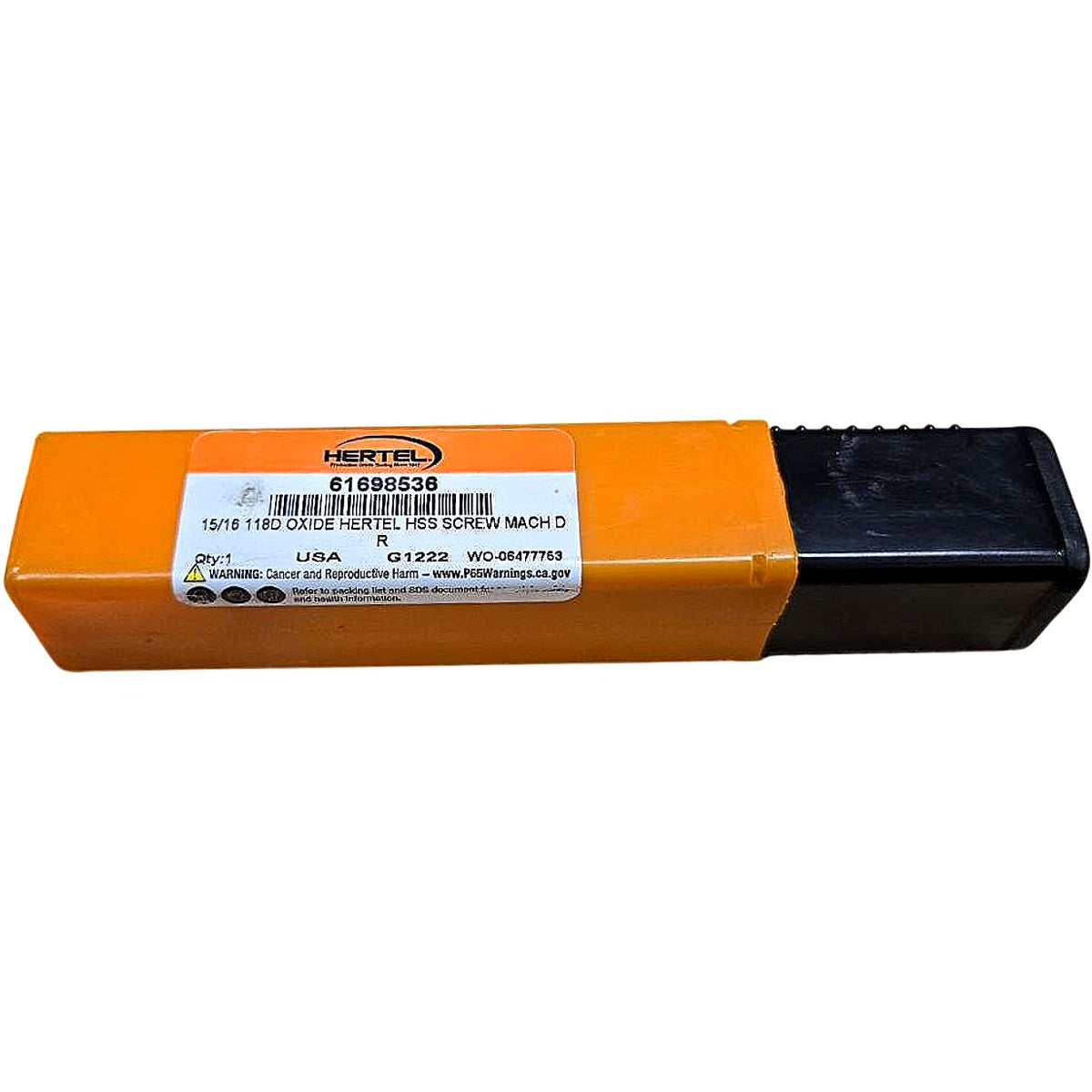 Hertel 61698536 HSS Screw Machine Drill