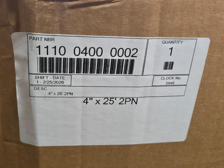 Hi-Tech Duravent 1110-0400-0002 flexible ducting hose