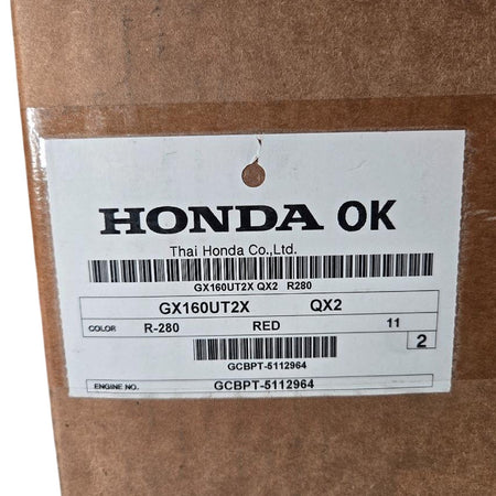 Honda GX160QX2 Horizontal Gasoline Engine