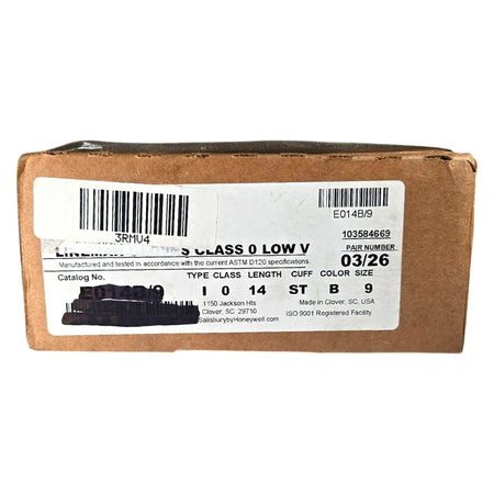 Honeywell E014B/9 electrical insulating gloves