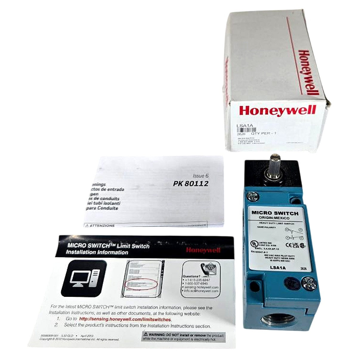Honeywell LSA1A heavy duty limit switch