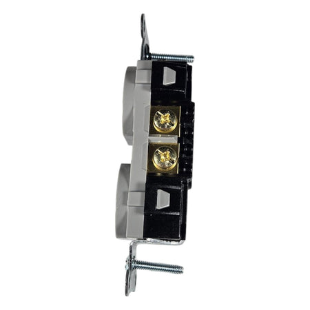 Hubbell BR20C1GRY duplex receptacle outlet