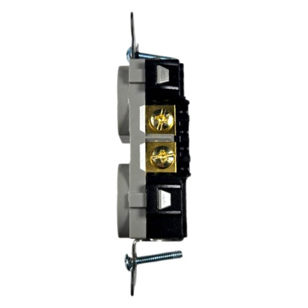 Hubbell BR20C1GRY Half-Controlled Duplex Receptacle