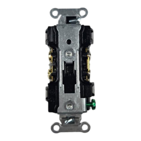 Hubbell BR20C1GRY Half-Controlled Duplex Receptacle