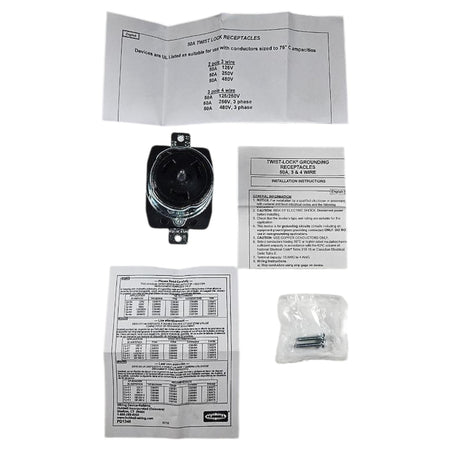 Hubbell CS6369 locking twist-lock receptacle