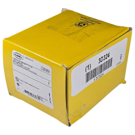 Hubbell CS6369 locking twist-lock receptacle