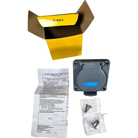Hubbell HBL2420SW twist-lock receptacle