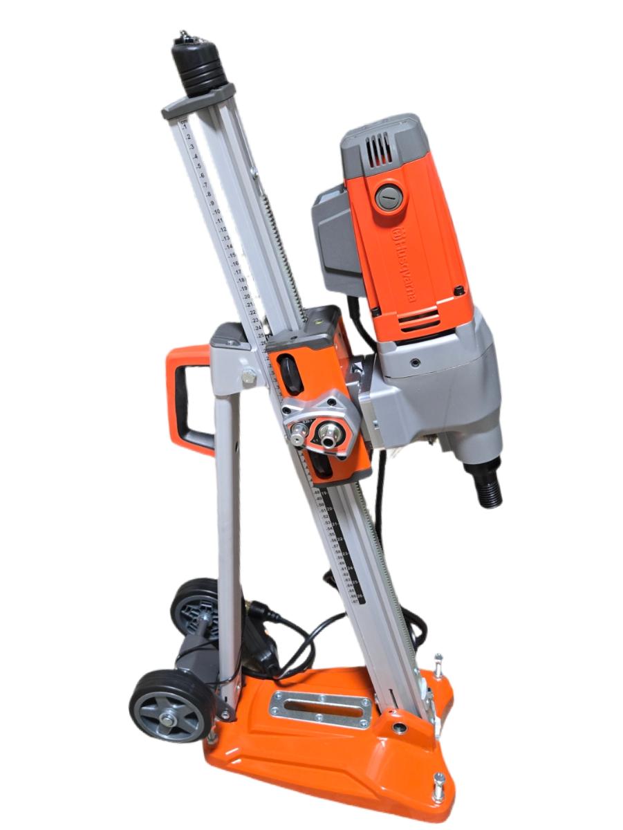 HUSQVARNA DMS240 diamond core drill motor and stand