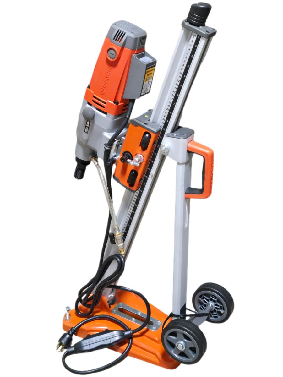 HUSQVARNA DMS240 diamond core drill motor and stand