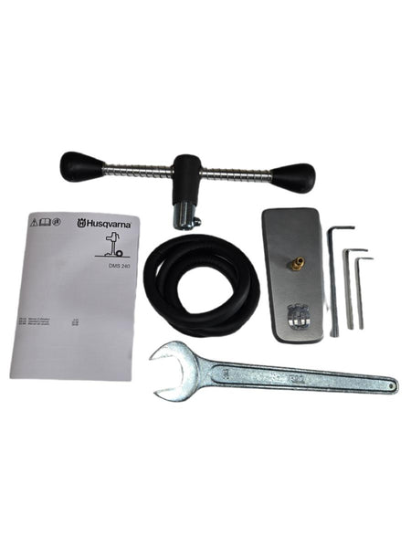HUSQVARNA DMS240 diamond core drill motor and stand