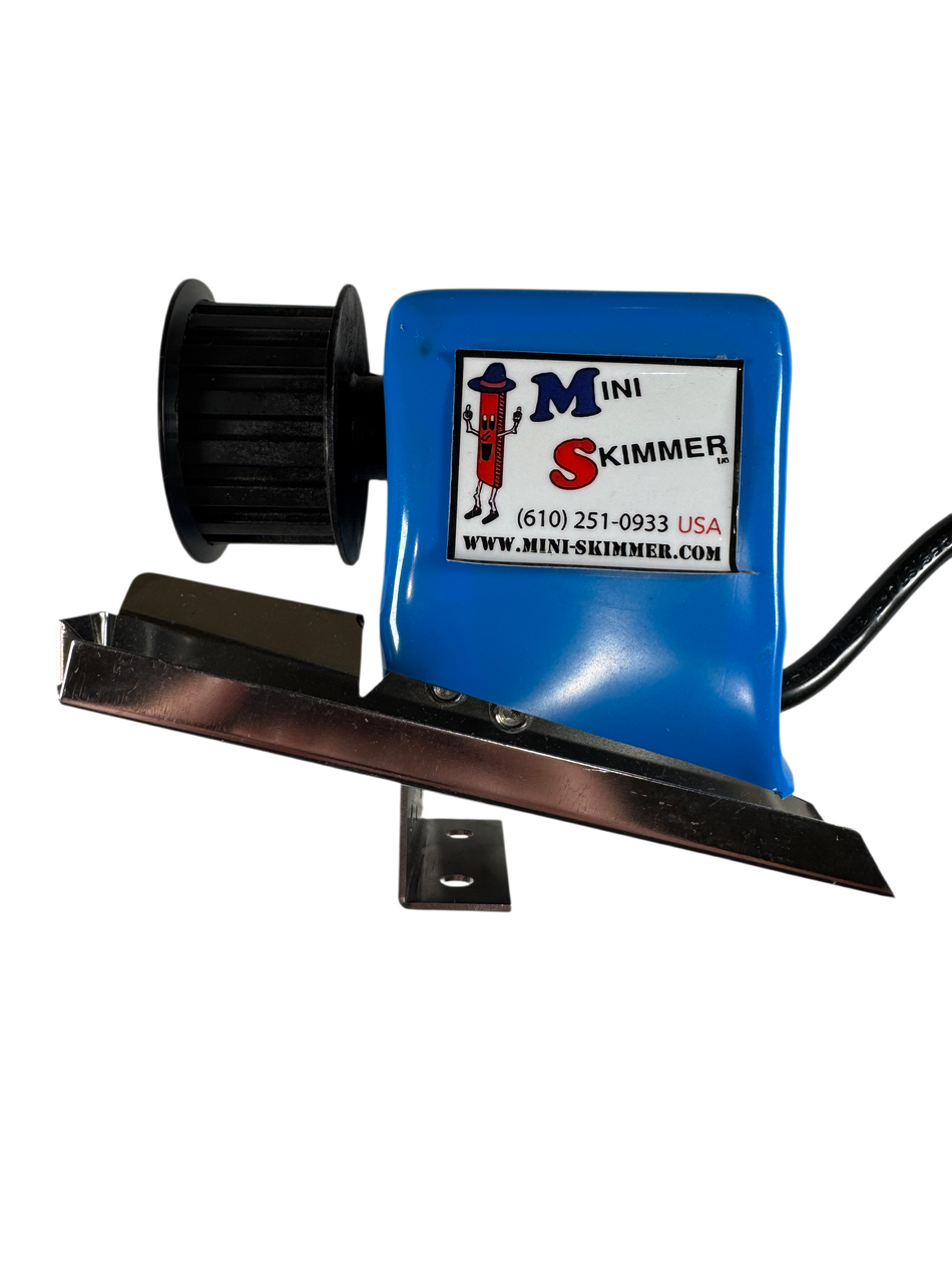 Mini-Skimmer 35600 8" Reach 0.25 GPH 115V Cogged Belt Surface Mount Oil Skimmer
