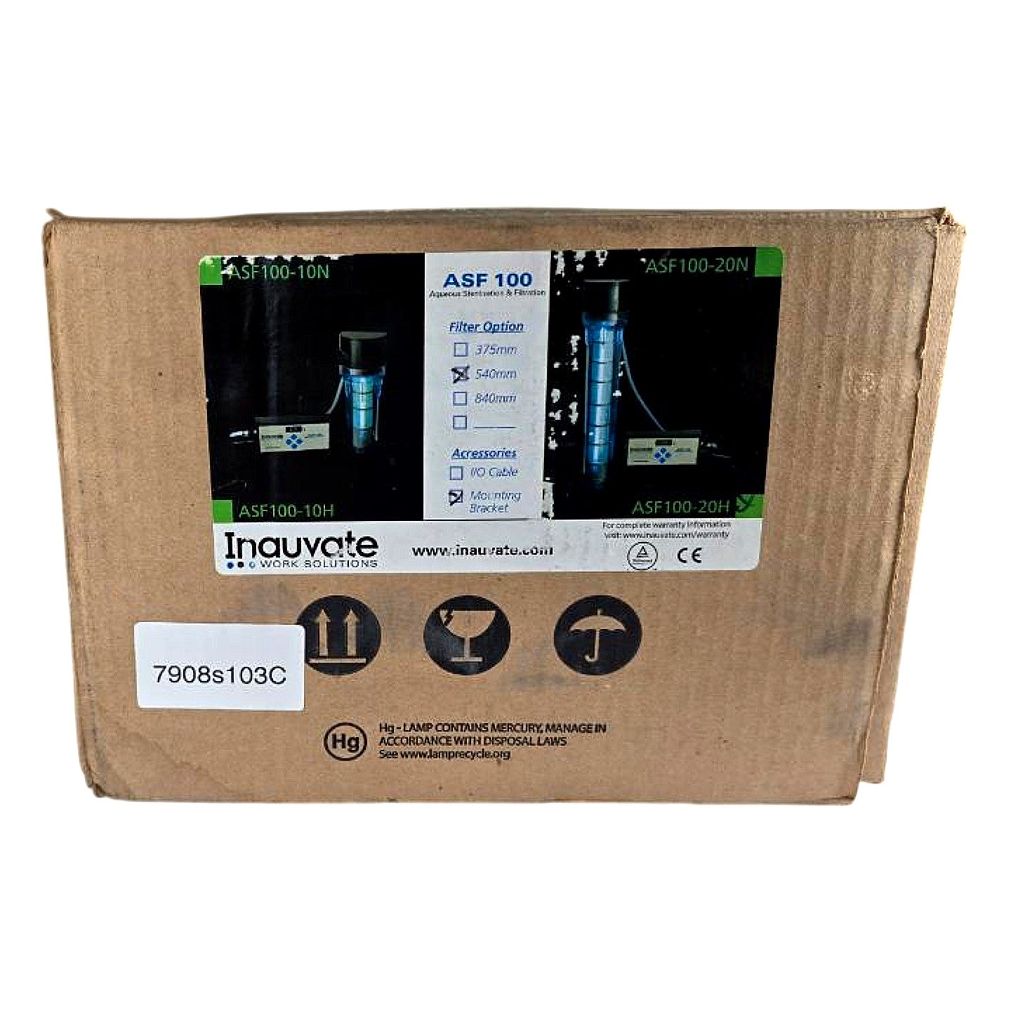Inauvate ASF100-20H UV Sterilization Filtration System
