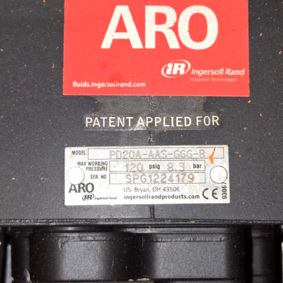 Ingersoll Rand PD20A-AAS-GGG-B Air-Operated Double Diaphragm Pump